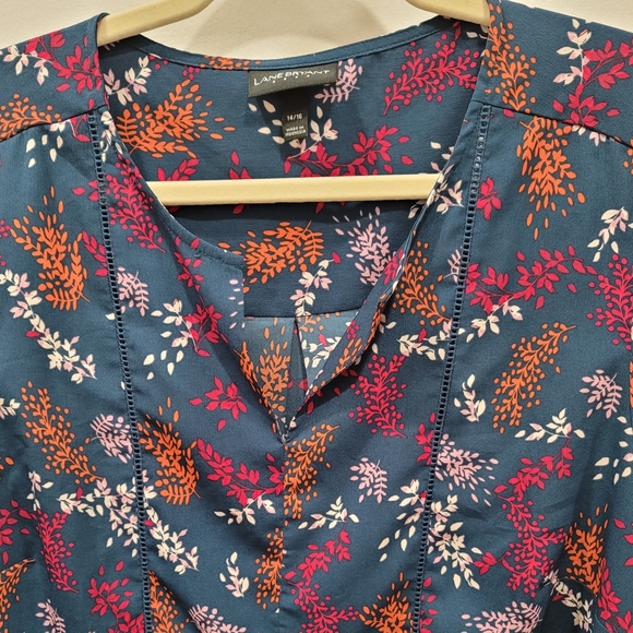 Women's LANE BRYANT long sleeve/ pull over sleeve blouse size 14/16 - Picture 5 of 16